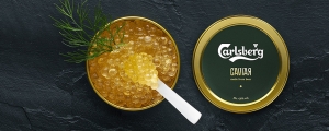 Carlsberg inventou caviar de cerveja