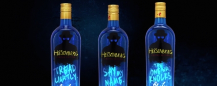'Heisenberg Blue Ice' é o nome da vodka inspirada em 'Breaking Bad'